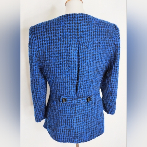 VINTAGE HERRINGBONE BOUCLE JACKET - Picture 2 of 11